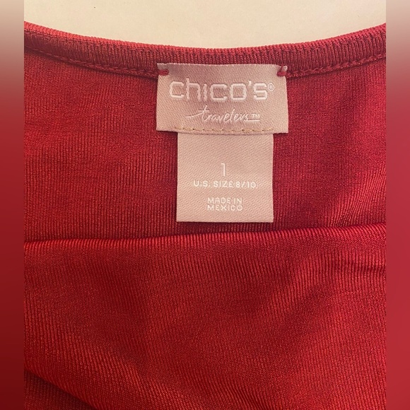 Chico’s Travelers Woman’s Stretch Tank Top Size 1/Medium - Picture 4 of 6